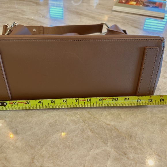 All Saints Brown Leather Tote Bag - Picture 10 of 15